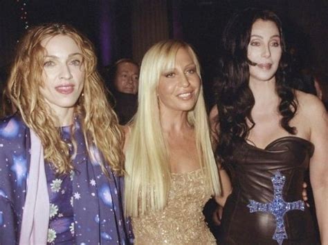 cher madonna e donatella versace|madonna cher hatchet.